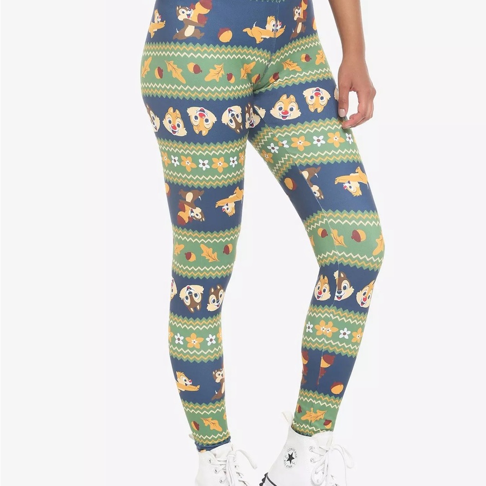 Her Universe Green and Blue Patterned Leggings